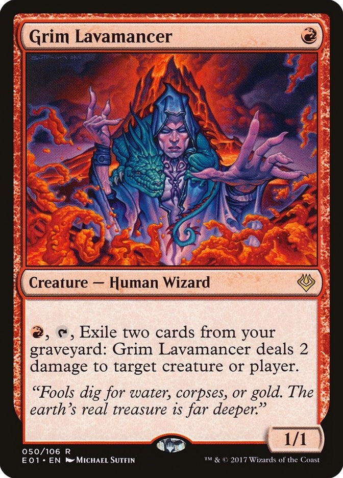 Image for Grim Lavamancer (50) (AC2) - Magic: The Gathering