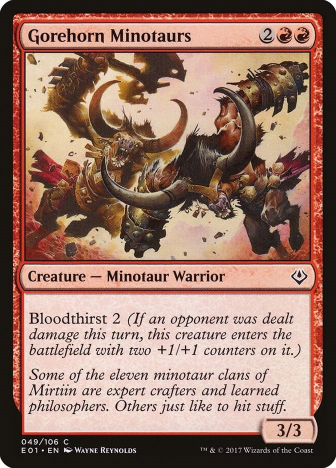 Image for Gorehorn Minotaurs (49) (AC2) - Magic: The Gathering