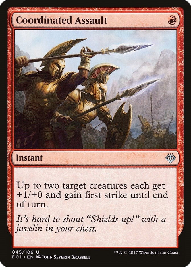 Image for Coordinated Assault (45) (AC2) - Magic: The Gathering