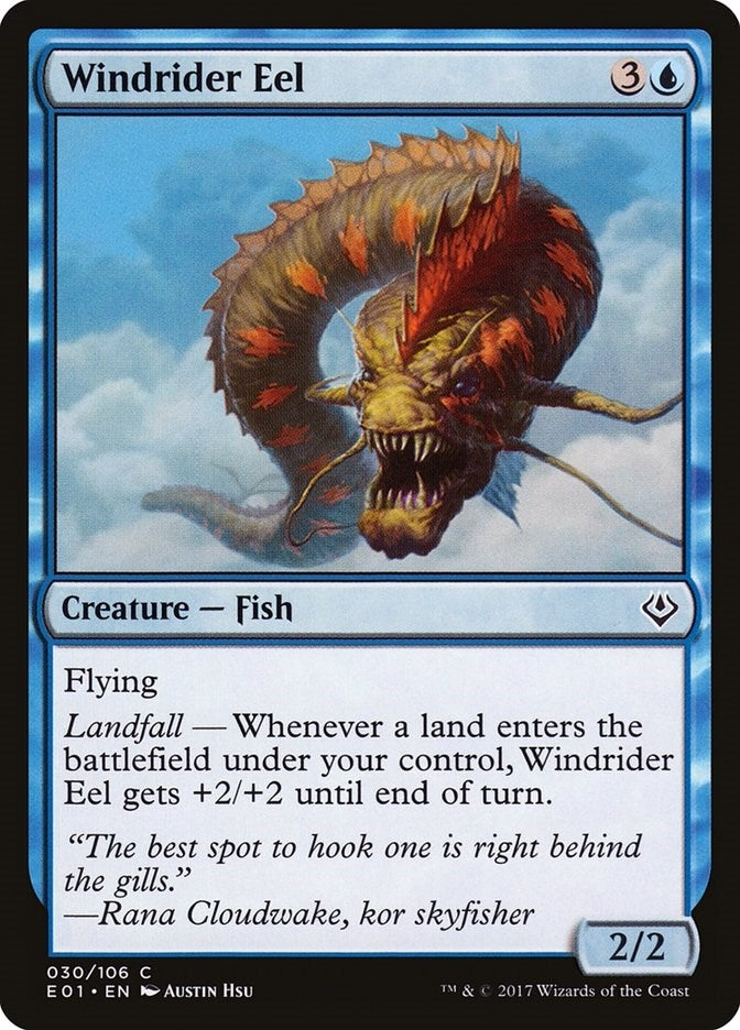 Image for Windrider Eel (30) (AC2) - Magic: The Gathering