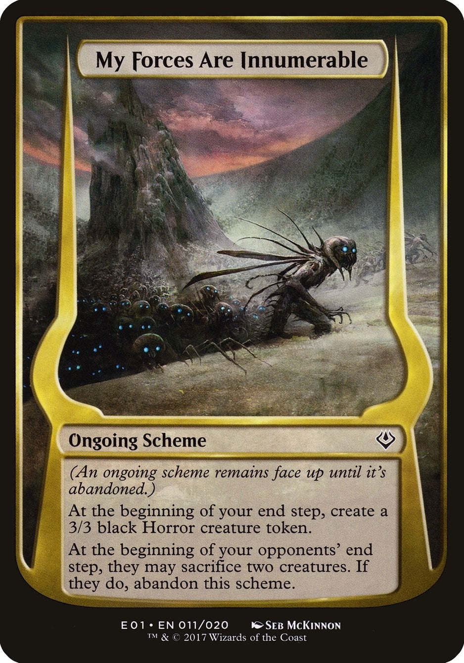 Image for My Forces Are Innumerable (Archenemy: Nicol Bolas) (11) (OVER) - Magic: The Gathering