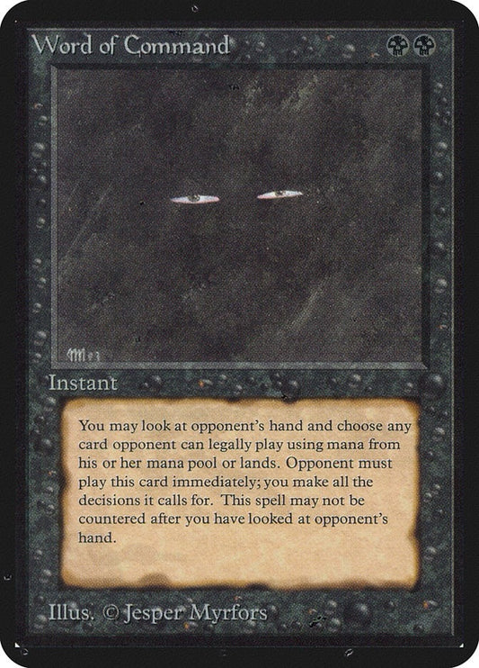 Image for Word of Command (LEA) - Magic: The Gathering