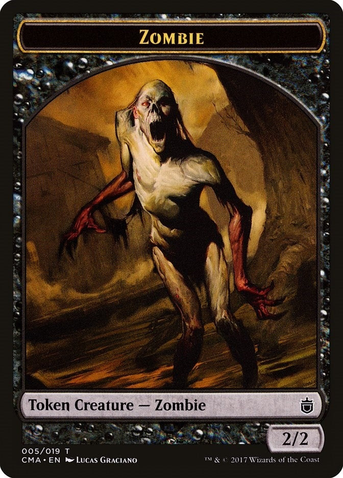 Image for Zombie Token (005) (5) (CMA) - Magic: The Gathering