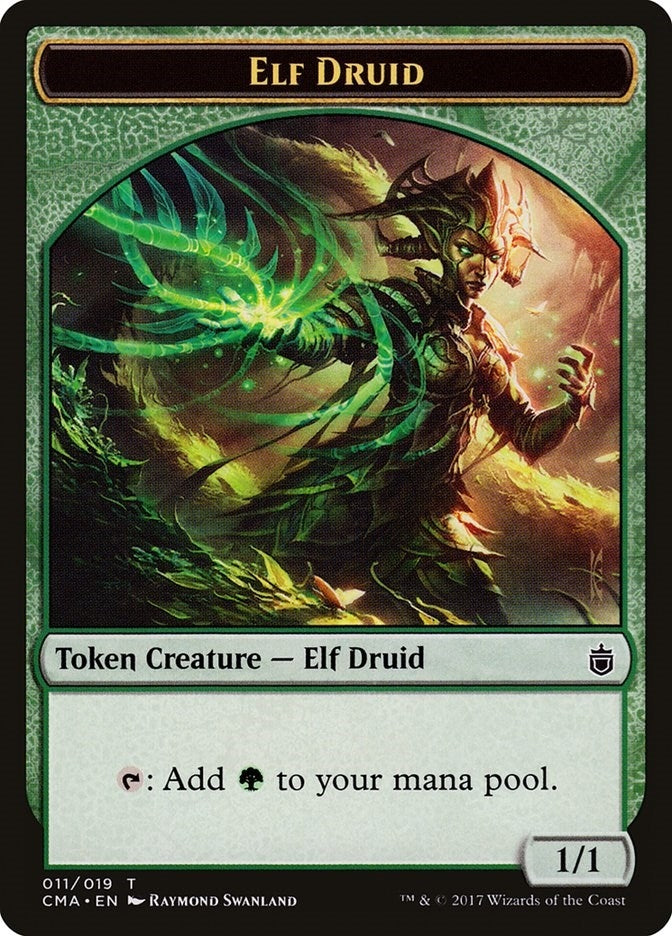 Image for Elf Druid Token (011) (11) (CMA) - Magic: The Gathering