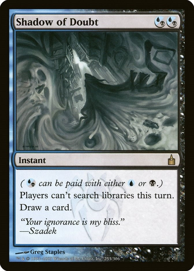 Image for Shadow of Doubt (253) (RAV) - Magic: The Gathering