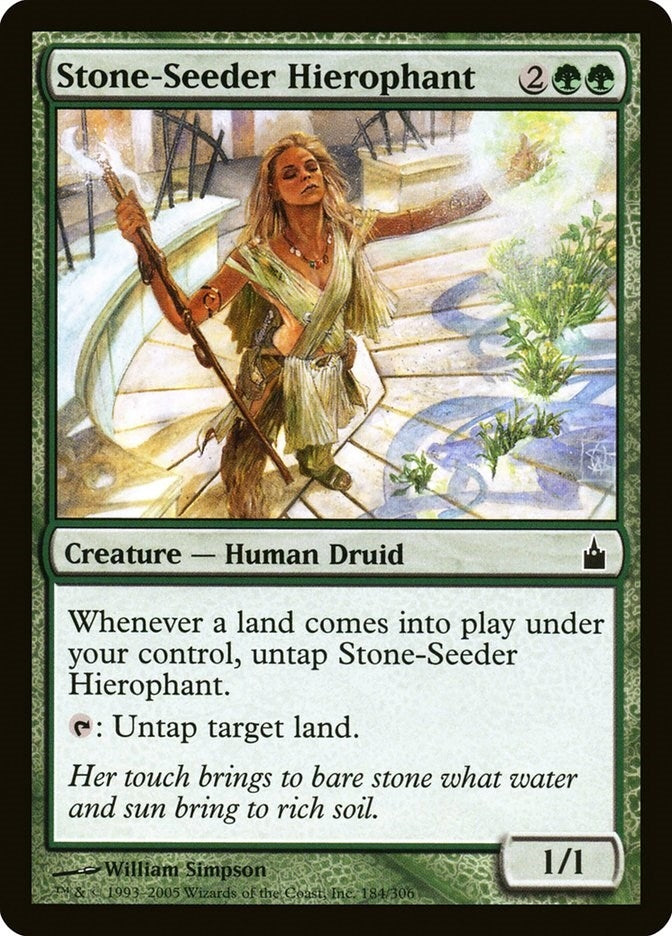 Image for Stone-Seeder Hierophant (184) (RAV) - Magic: The Gathering