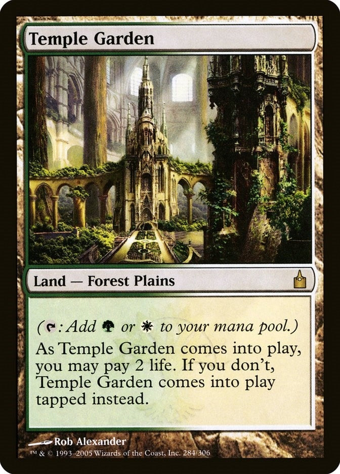 Image for Temple Garden (284) (RAV) - Magic: The Gathering
