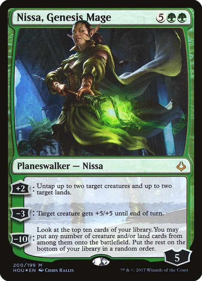Image for Nissa, Genesis Mage (200) (HOU) - Magic: The Gathering