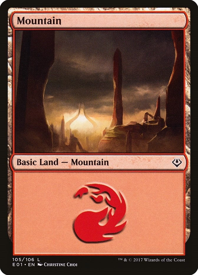 Image for Mountain (105) (105) (AC2) - Magic: The Gathering