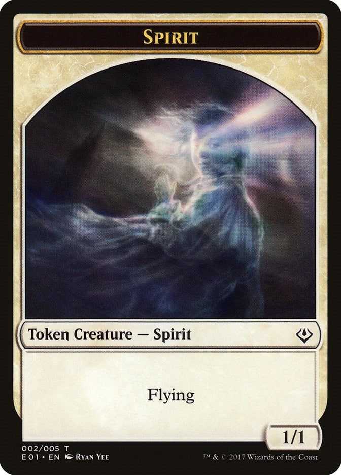 Image for Spirit // Soldier Double-sided Token (2 // 1) (AC2) - Magic: The Gathering