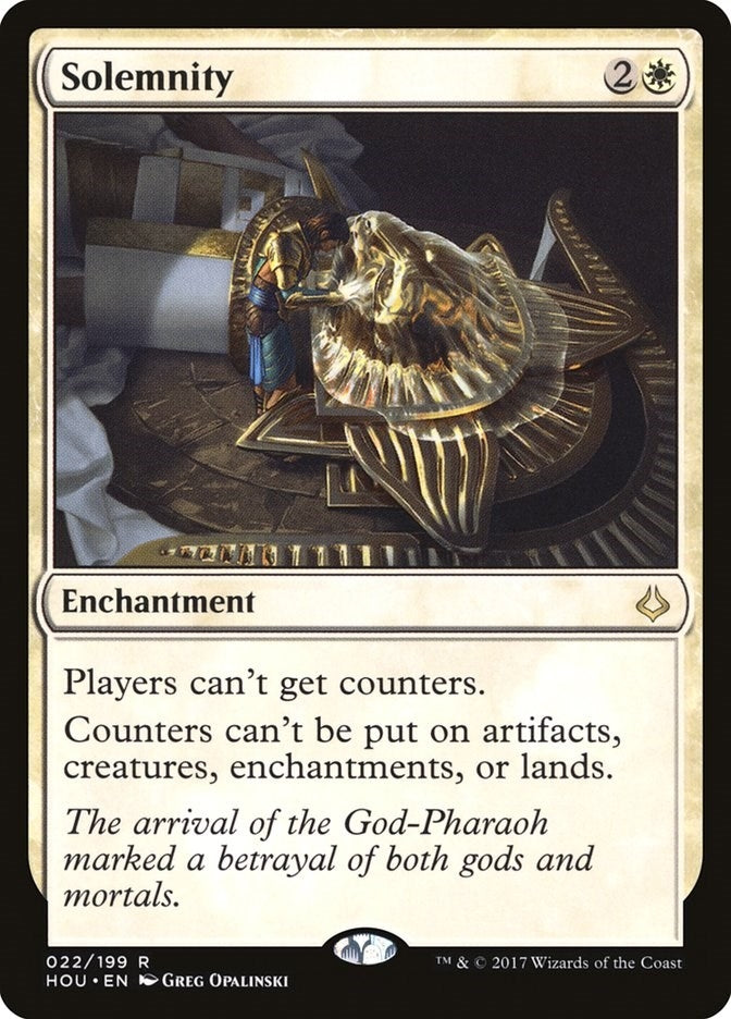 Image for Solemnity (22) (HOU) - Magic: The Gathering