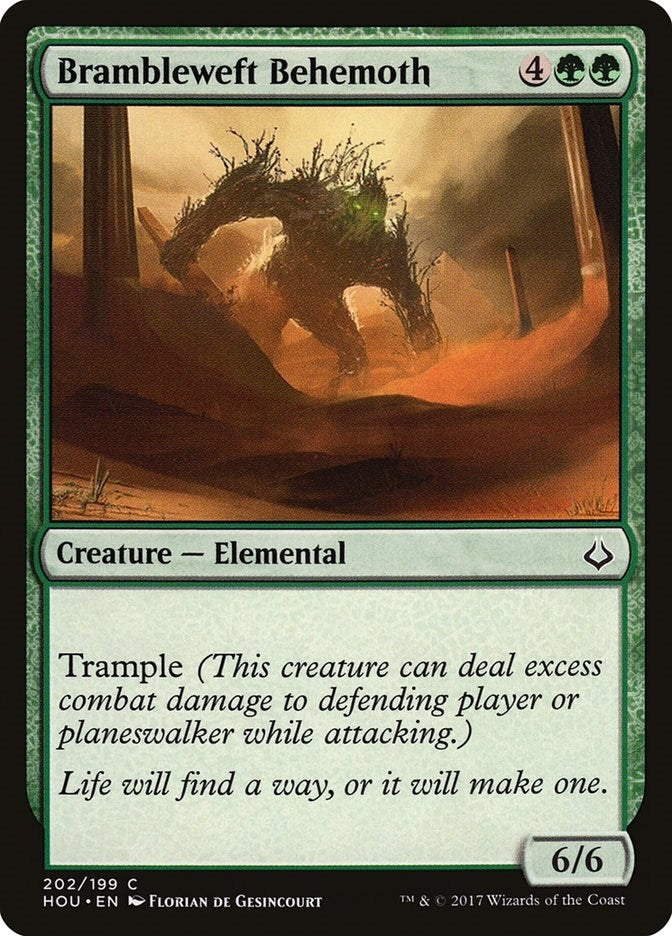 Image for Brambleweft Behemoth (202) (HOU) - Magic: The Gathering