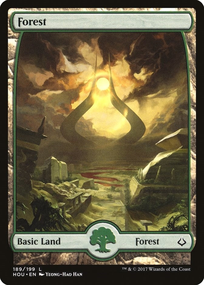 Image for Forest (189) - Full Art (189) (HOU) - Magic: The Gathering