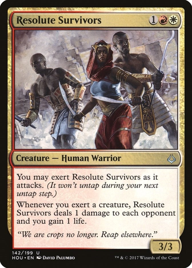 Image for Resolute Survivors (142) (HOU) - Magic: The Gathering