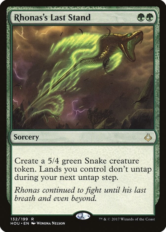 Image for Rhonas's Last Stand (132) (HOU) - Magic: The Gathering