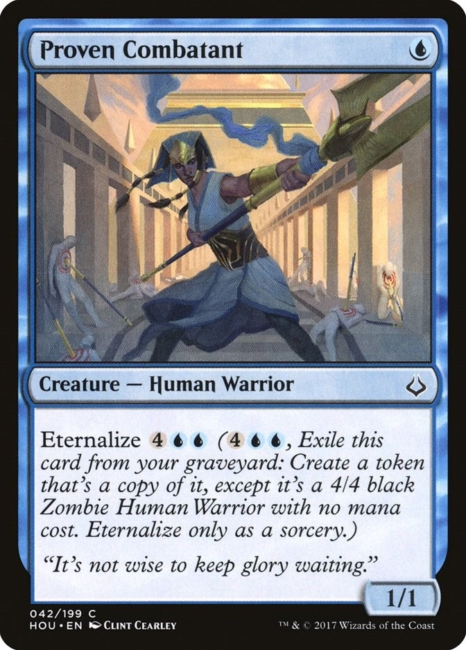 Image for Proven Combatant (42) (HOU) - Magic: The Gathering