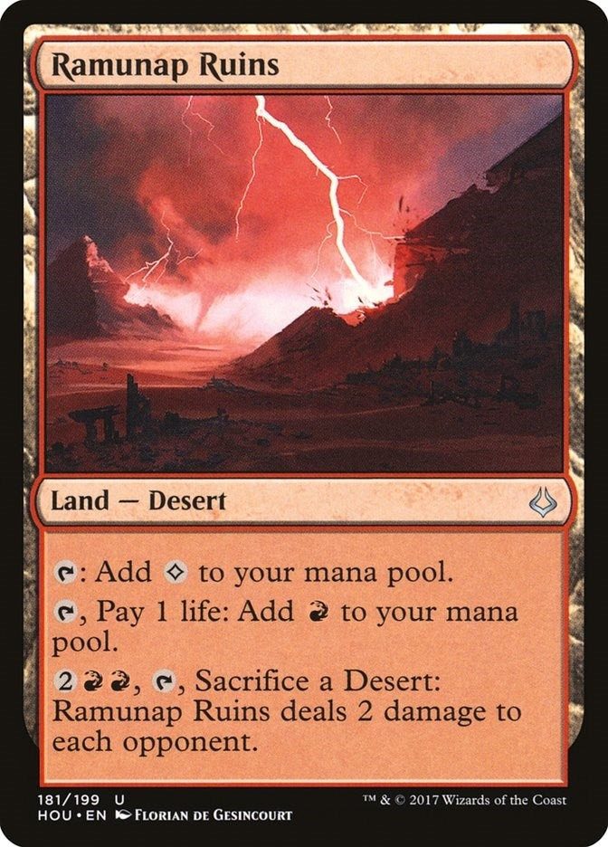 Image for Ramunap Ruins (181) (HOU) - Magic: The Gathering