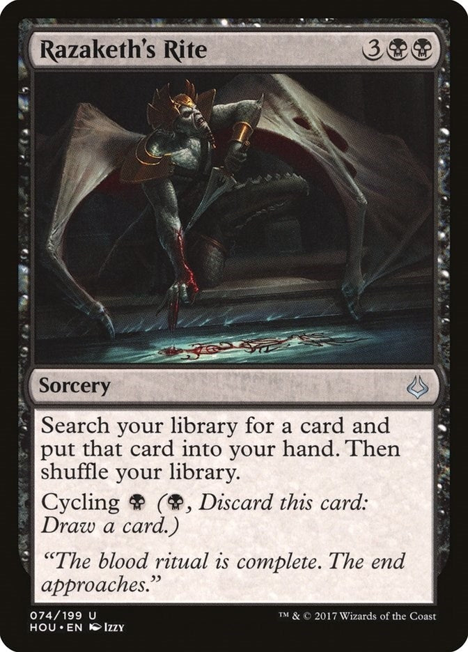 Image for Razaketh's Rite (74) (HOU) - Magic: The Gathering