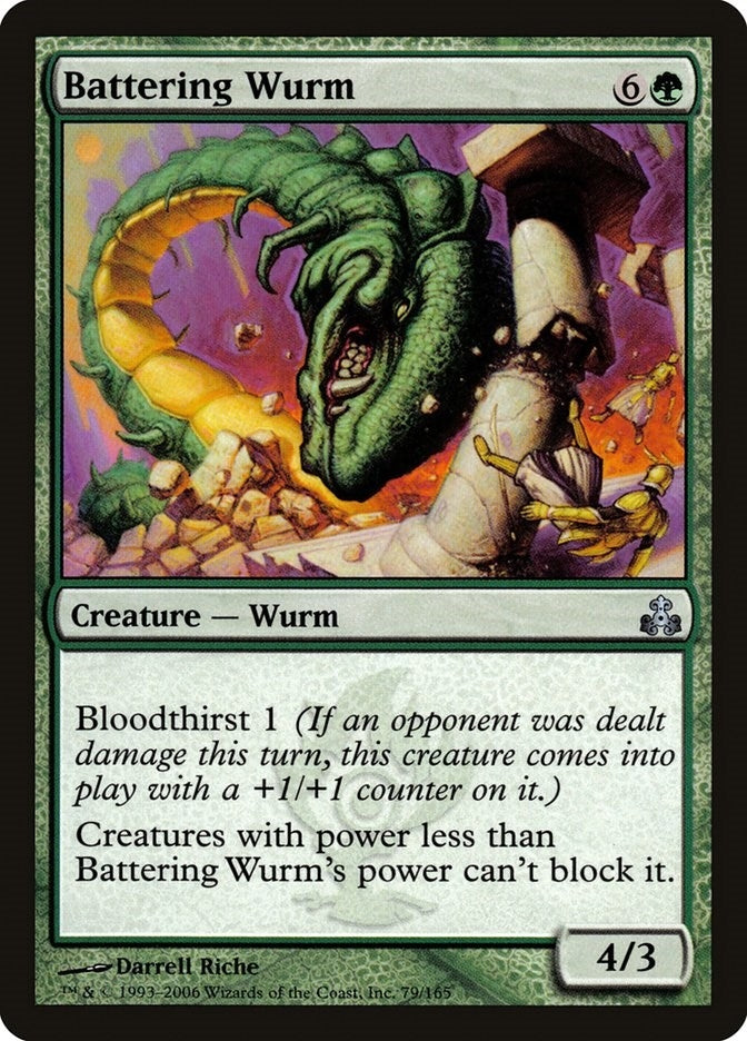 Image for Battering Wurm (79) (GPT) - Magic: The Gathering