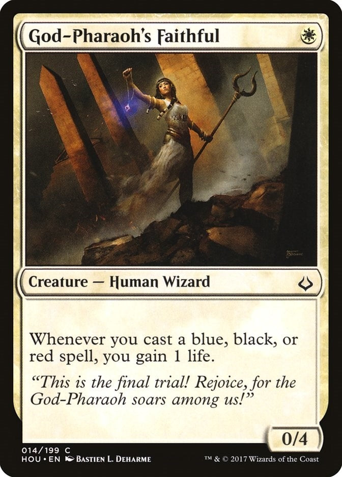 Image for God-Pharaoh's Faithful (14) (HOU) - Magic: The Gathering