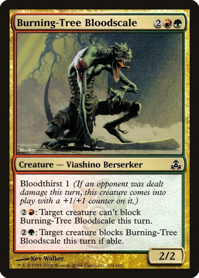 Image for Burning-Tree Bloodscale (104) (GPT) - Magic: The Gathering