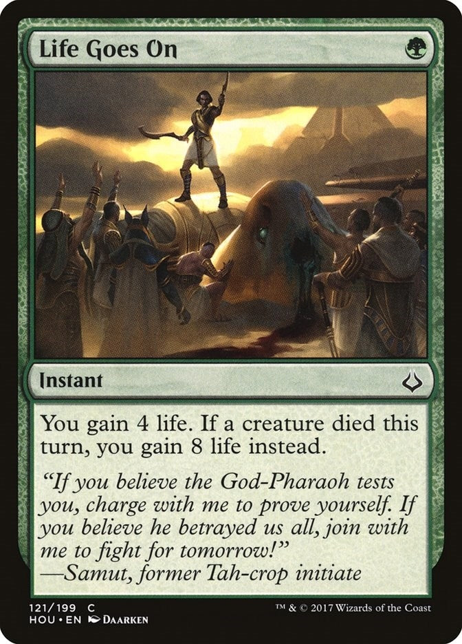 Image for Life Goes On (121) (HOU) - Magic: The Gathering