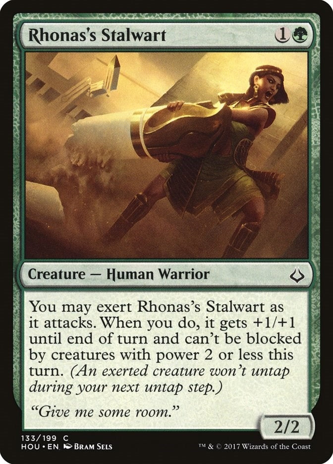 Image for Rhonas's Stalwart (133) (HOU) - Magic: The Gathering