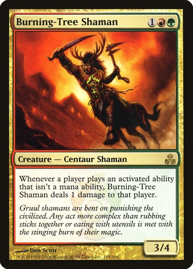 Image for Burning-Tree Shaman (105) (GPT) - Magic: The Gathering