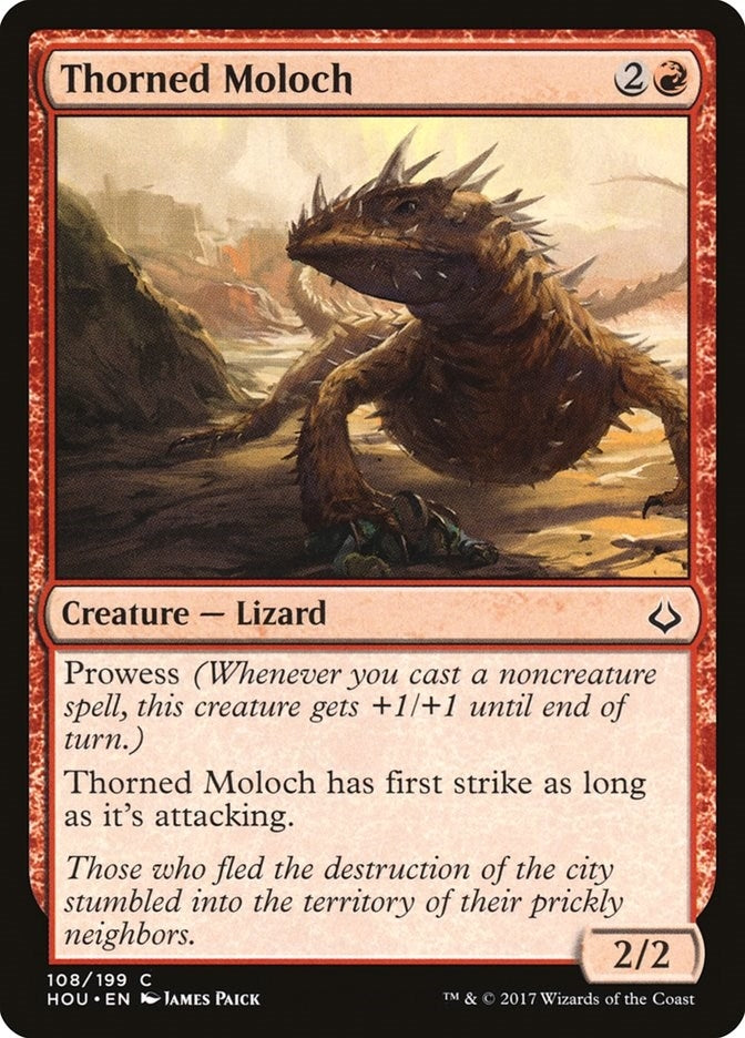 Image for Thorned Moloch (108) (HOU) - Magic: The Gathering