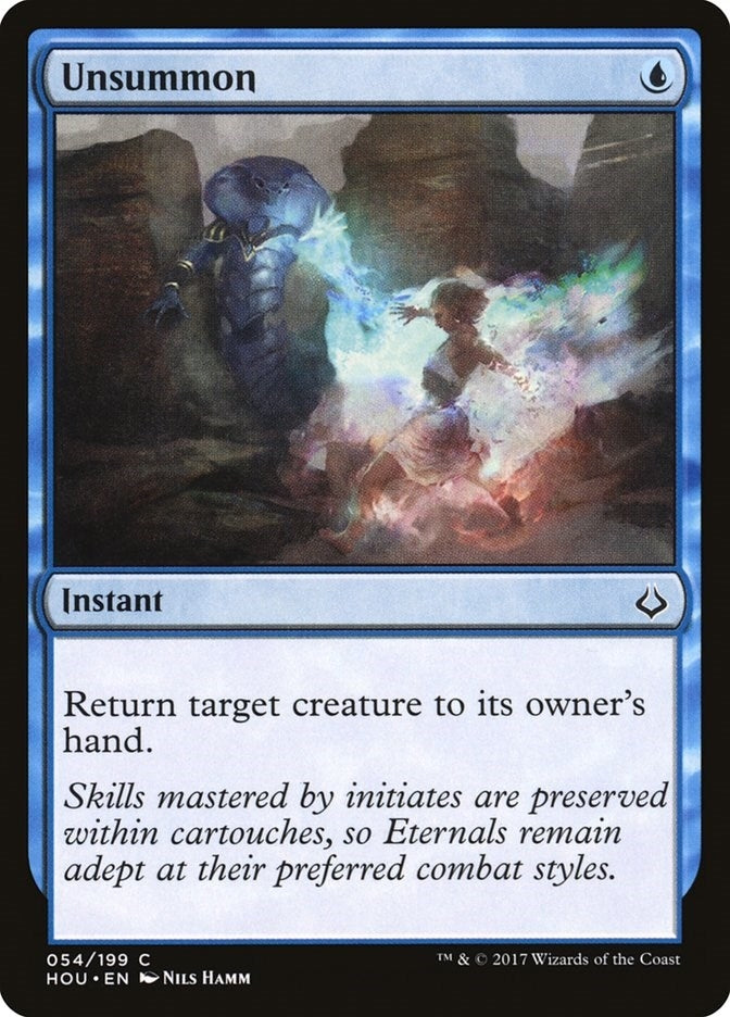 Image for Unsummon (54) (HOU) - Magic: The Gathering