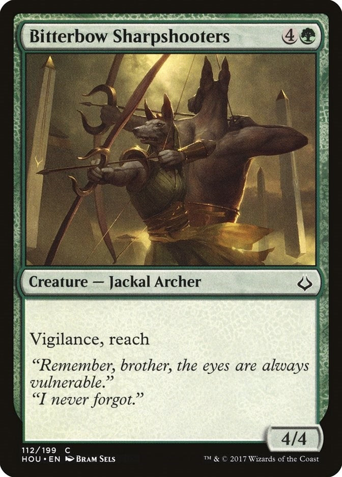 Image for Bitterbow Sharpshooters (112) (HOU) - Magic: The Gathering