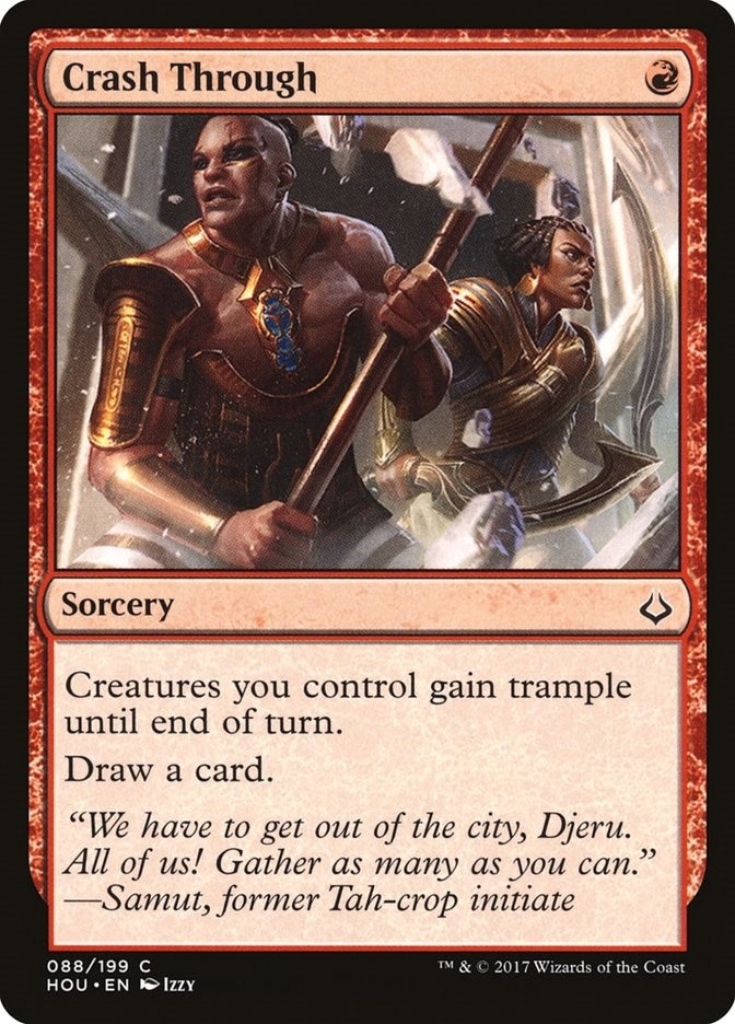 Image for Crash Through (88) (HOU) - Magic: The Gathering