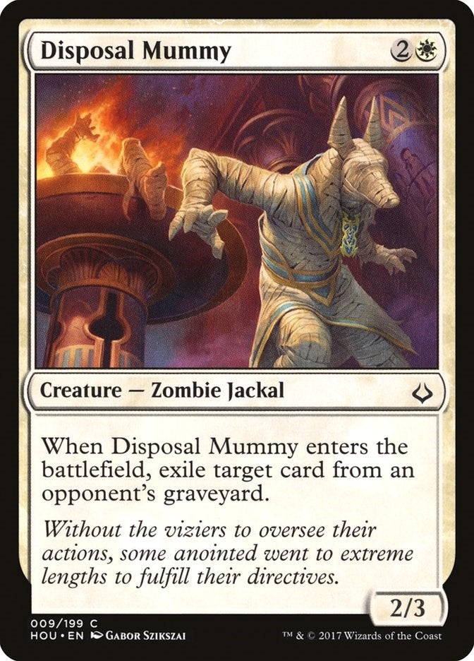 Image for Disposal Mummy (9) (HOU) - Magic: The Gathering