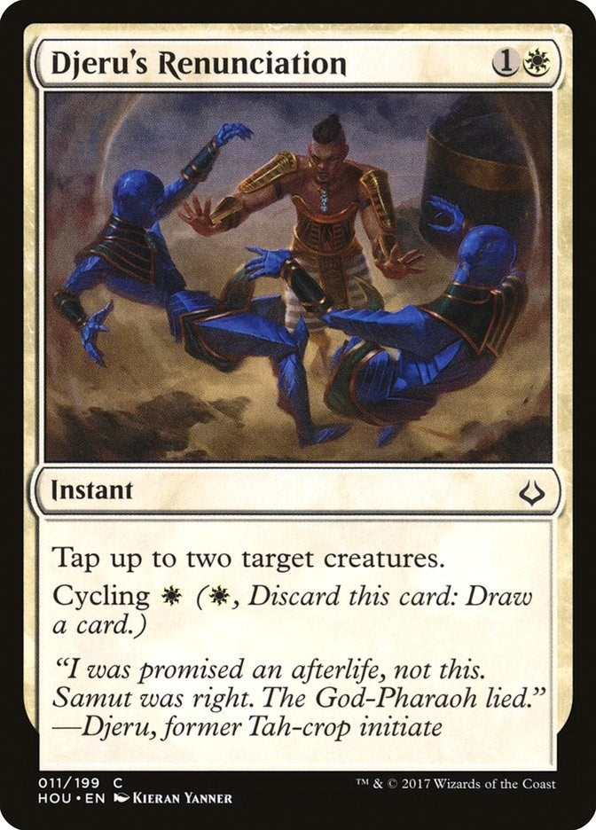 Image for Djeru's Renunciation (11) (HOU) - Magic: The Gathering