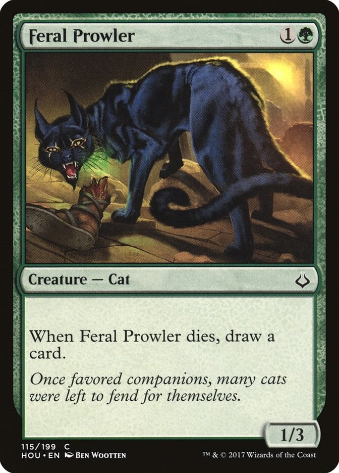 Image for Feral Prowler (115) (HOU) - Magic: The Gathering