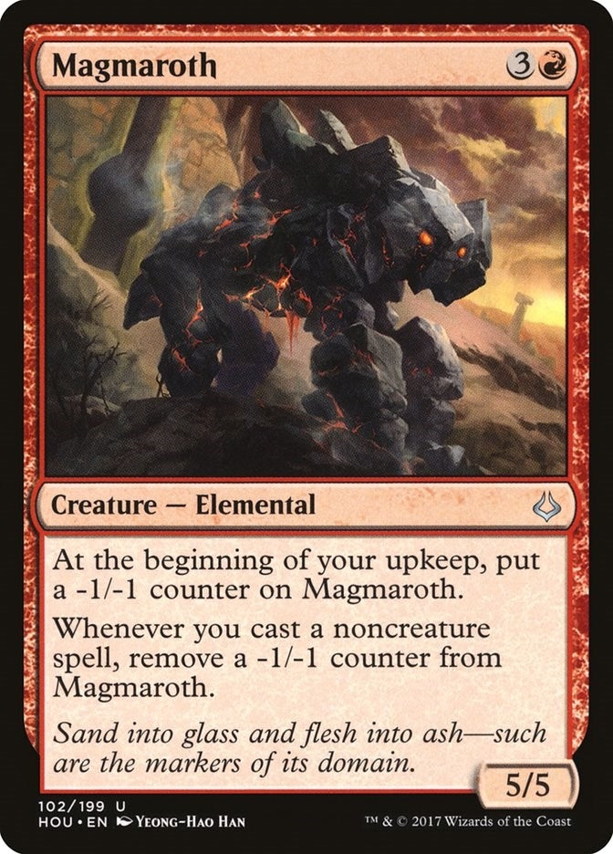 Image for Magmaroth (102) (HOU) - Magic: The Gathering
