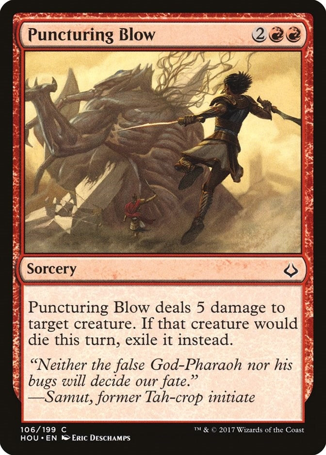 Image for Puncturing Blow (106) (HOU) - Magic: The Gathering