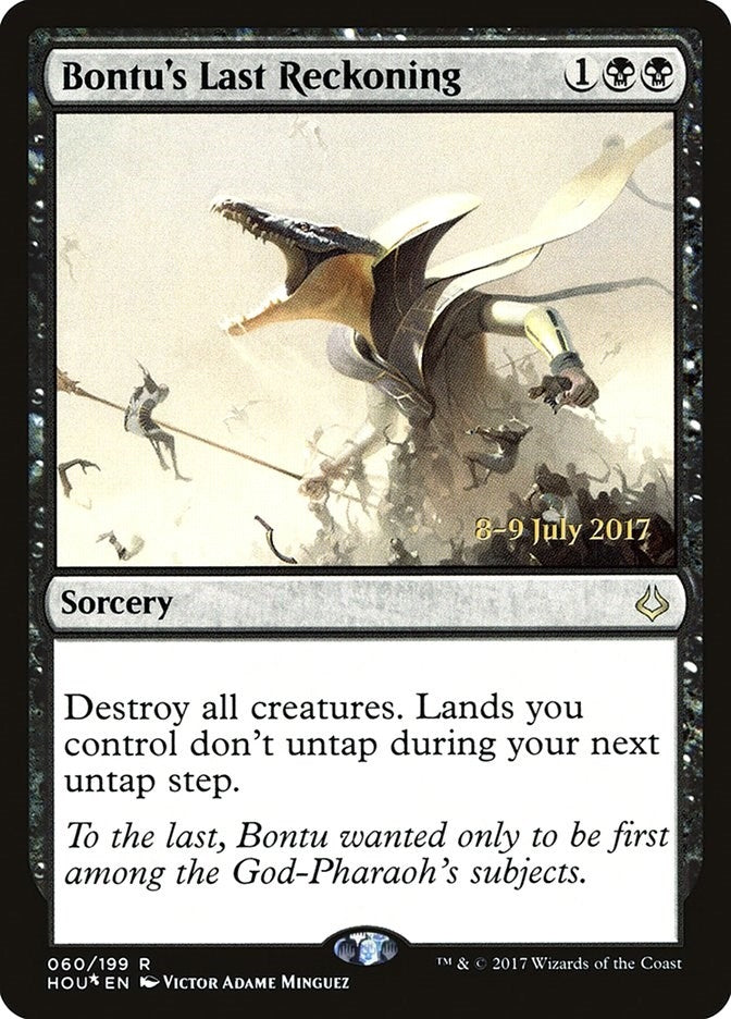 Bontu's Last Reckoning (60) (PRE)