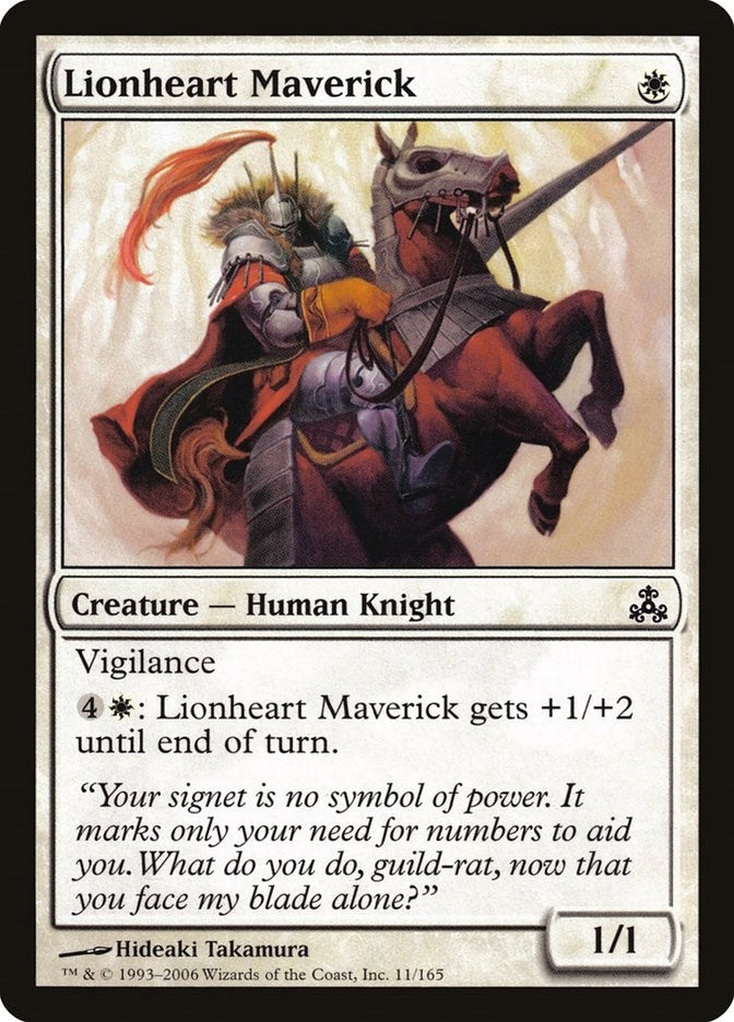 Image for Lionheart Maverick (11) (GPT) - Magic: The Gathering
