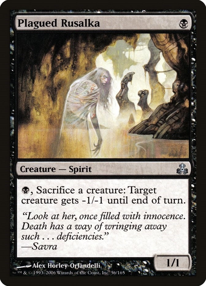 Image for Plagued Rusalka (56) (GPT) - Magic: The Gathering
