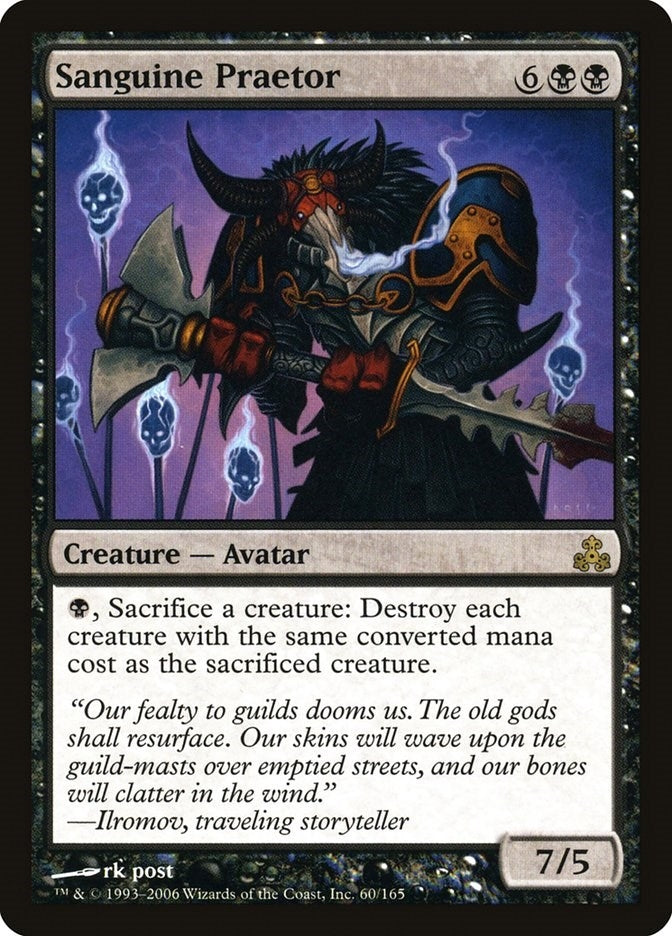 Image for Sanguine Praetor (60) (GPT) - Magic: The Gathering