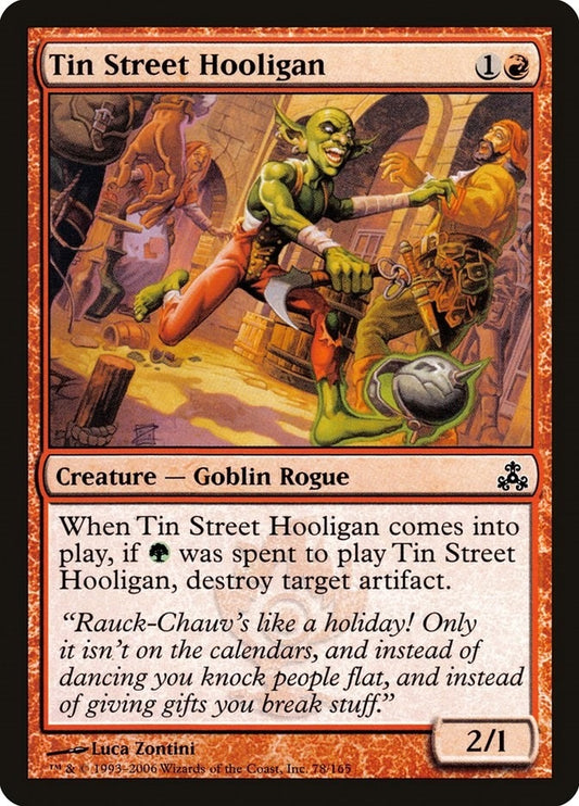 Image for Tin Street Hooligan (78) (GPT) - Magic: The Gathering