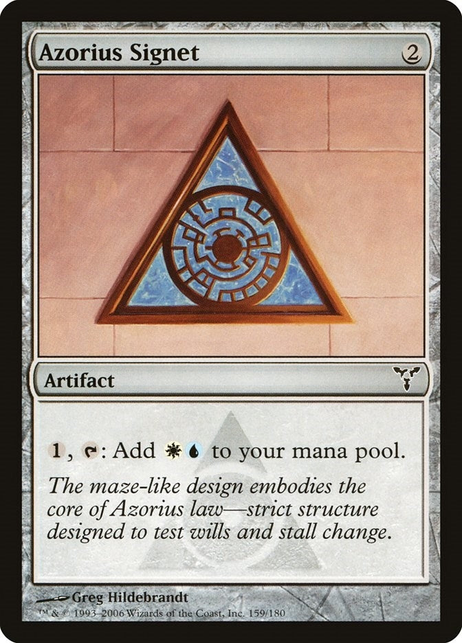 Image for Azorius Signet (159) (DIS) - Magic: The Gathering