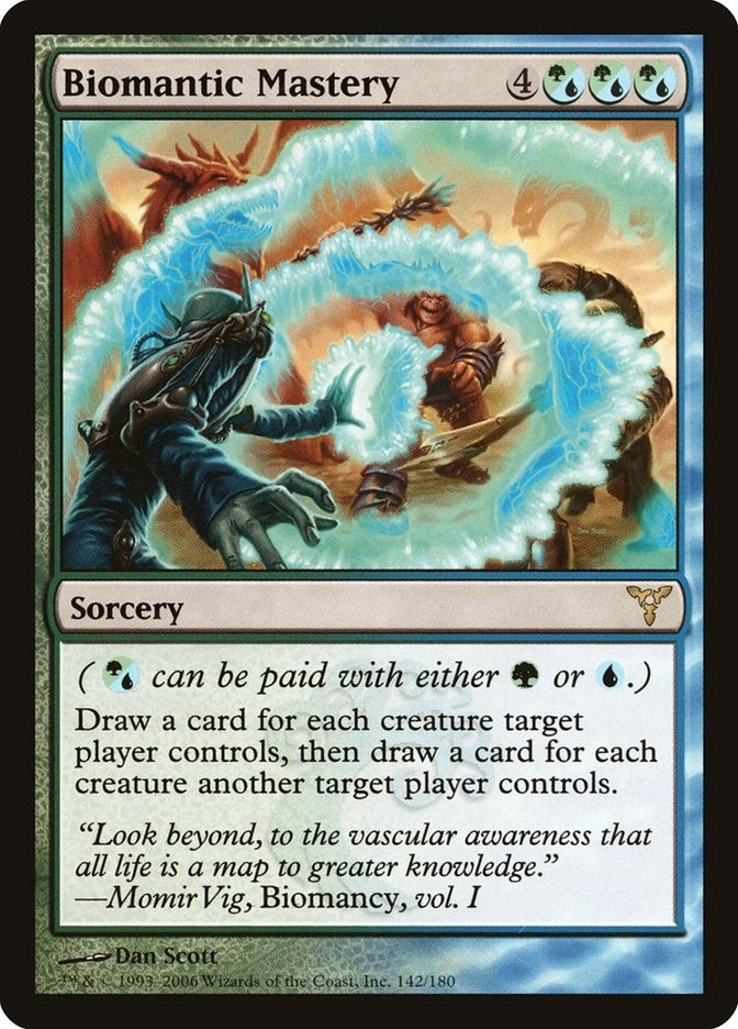 Image for Biomantic Mastery (142) (DIS) - Magic: The Gathering