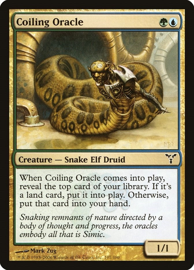 Image for Coiling Oracle (107) (DIS) - Magic: The Gathering