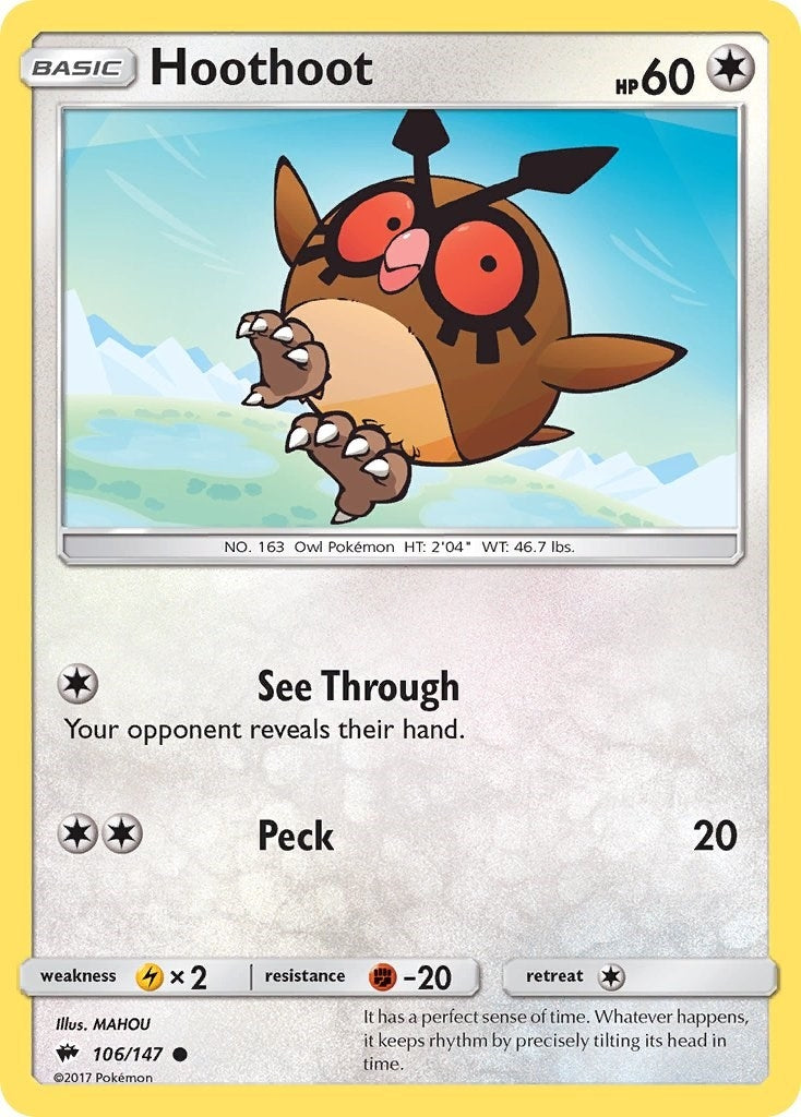 Hoothoot (106/147) (SM03)