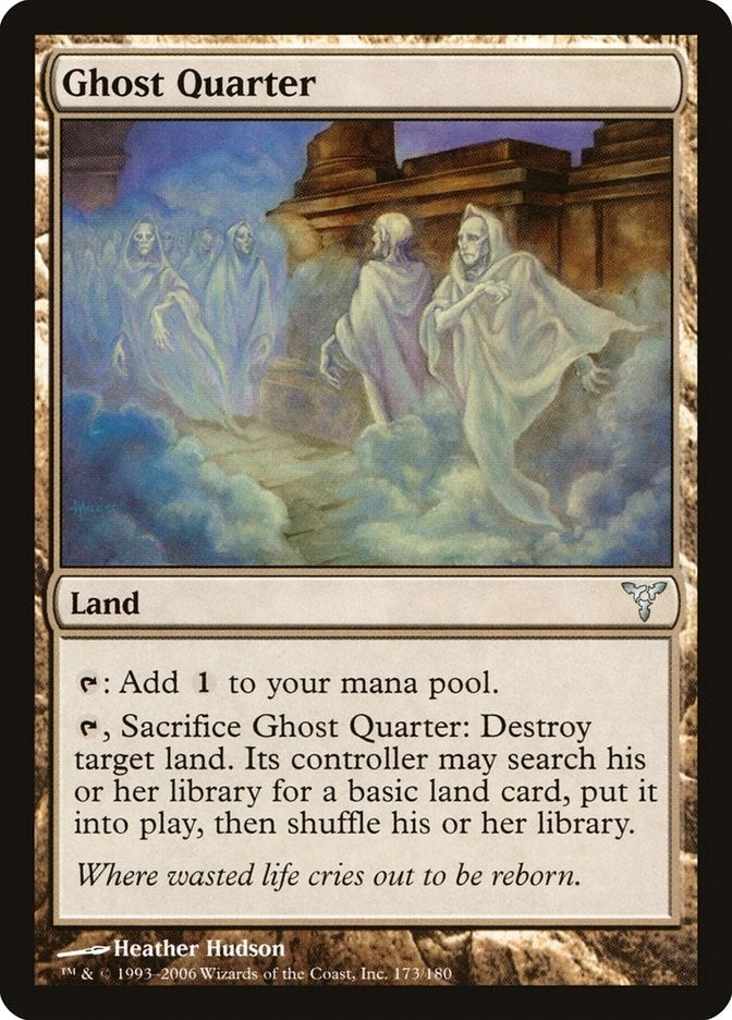 Image for Ghost Quarter (173) (DIS) - Magic: The Gathering
