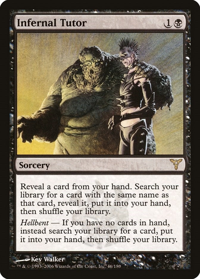 Image for Infernal Tutor (46) (DIS) - Magic: The Gathering