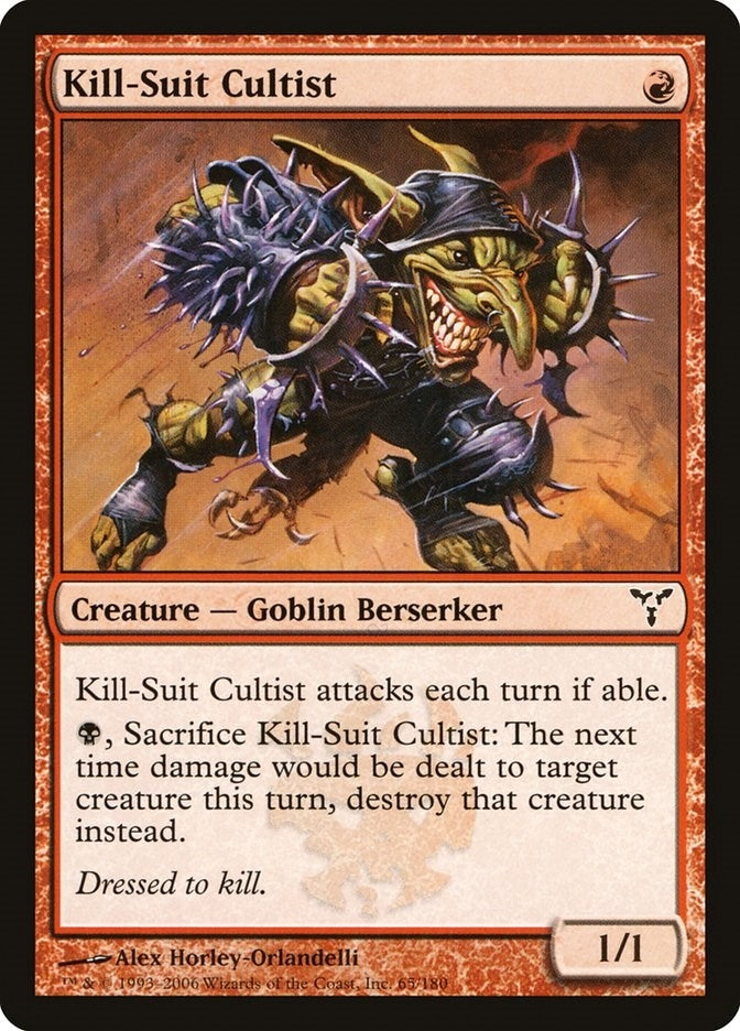 Image for Kill-Suit Cultist (65) (DIS) - Magic: The Gathering