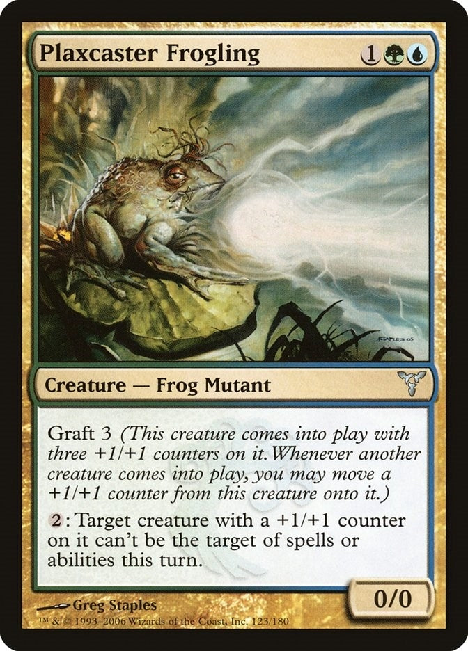 Image for Plaxcaster Frogling (123) (DIS) - Magic: The Gathering